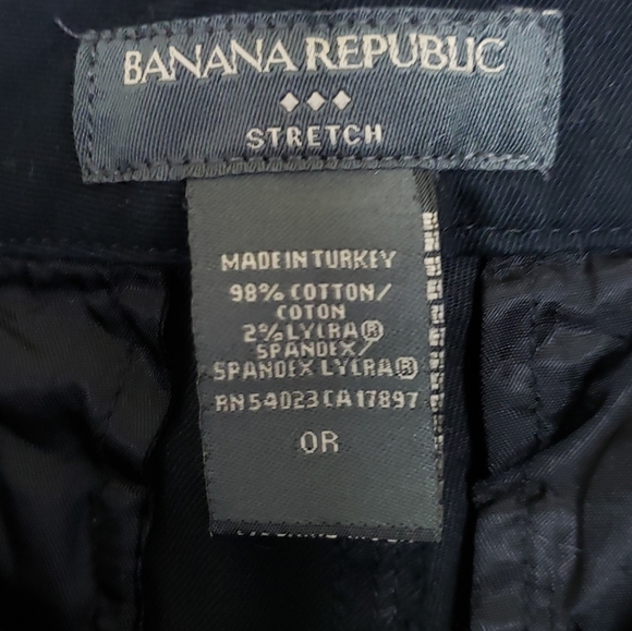 Banana Republic Thick Warm Brushed Cotton Black Size 0 Bootcut Pants - Picture 7 of 8